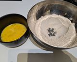 Une image de l'étape 2 de Crêpes au blé complet et sucre de coco.