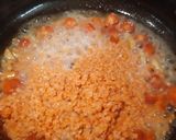A picture of step 2 of Cream of Lentil and Pumpkin Soup.