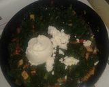 Foto del paso 2 de la receta: Revuelto de espinacas y panceta - keto