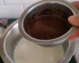 A picture of step 4 of Poha chocolate magic 🍫🍫.