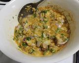 A picture of step 1 of Semolina Egg Pakoras.