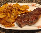 Foto del paso 11 de la receta Patatas al pimentón con carne a la plancha