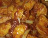 Gambar langkah 4 resipi Sambal tumis fishball.