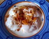 A picture of step 6 of Dahi bhary.