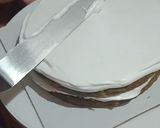 A picture of step 9 of Paan flavored Cake.