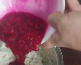 Foto langkah ke 3 dari resep Donat Gunting Buah Naga.
