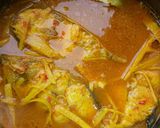 A picture of step 5 of Southern Thai Sour Curry with Pickled Bamboo Shoots and Catfish.