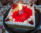 صورة لخطوة 6 من وصفة كيكة عيد الميلاد مثل المحلات بالضبط