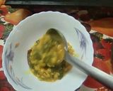 A picture of step 3 of Palak Dal.
