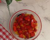 Foto langkah ke 4 dari resep Sorbet Mangga 🥭 Topping Stroberi 🍓 #481.