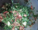 A picture of step 6 of Methi Pulav.