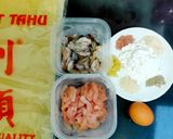 Foto langkah ke 1 dari resep Lumpia Kulit Tahu Ayam Udang.