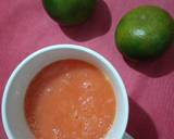 279) Jus Pepaya Jeruk langkah memasak 3 foto