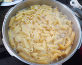 Foto del paso 2 de la receta: Macarrones con chistorra roja con carne picada gratinados
