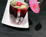 A picture of step 2 of Zobo with lemon grass.