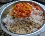 A picture of step 2 of Leftover rice cutlets.