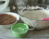 Foto langkah ke 3 dari resep Cake marmer jadul.