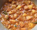A picture of step 6 of Raw Jackfruit Curry.