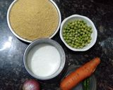 A picture of step 1 of पौष्टिक वेज चीला (poushtik veg cheela recipe in hindi).