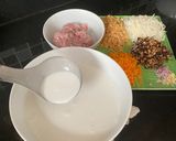 Hình bước làm 1 của món Bánh đúc mặn