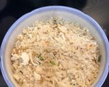 Hình bước làm 2 của món Cơm Chiên Cua Phủ Trứng