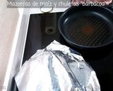 Foto del paso 5 de la receta: Mazorcas de maíz con chuletas "barbacoa"