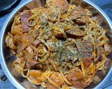 Foto langkah ke 5 dari resep Rose Pasta (Fettuccine).