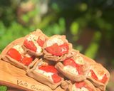 Foto del paso 4 de la receta: 🥟🏵Canastitas veganas caprese 🏵🥟