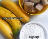 Gambar langkah 1 resipi Pengat Pisang Campur.
