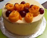 Foto langkah ke 9 dari resep Mango custard cake.