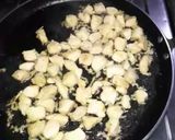 A picture of step 4 of Peanut butter chicken.