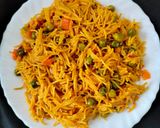 A picture of step 5 of Vermicelli vegetable upma.