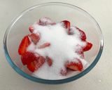 A picture of step 1 of Super simple homemade strawberry jam.