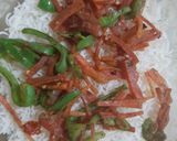 A picture of step 4 of Bbq rice.