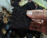 Gambar langkah 5 resipi Kek pisang coklat (super moist).