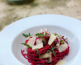 Foto del paso 4 de la receta: Espaguetis con pesto de remolacha