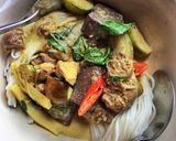 รูปขั้นตอนการทำที่ 6 ของ แกงเขียวหวานไก่หน่อไม้สด