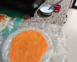 A picture of step 4 of Coconut twist burfi.