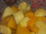 Ojo de Bife con Papas y Batatas !