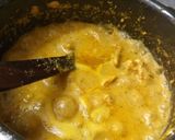 A picture of step 3 of Chicken mint kaju korma.