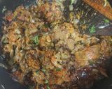A picture of step 7 of Mutton with bitter gourd.