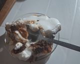 Foto del paso 13 de la receta: Tarta de bananas y dulce de leche con merengue sin harina