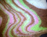 Foto langkah ke 4 dari resep Lapis Hongkong, versi santan.