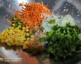 A picture of step 1 of Coin paratha.