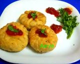A picture of step 6 of Veg Fried Momos.