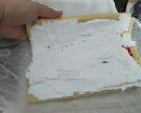 A picture of step 12 of Polka Dot Swiss Roll #Foodies&Freinds #CookpadApp.