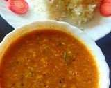 A picture of step 4 of Chawli Dal amati.