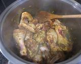 A picture of step 2 of Sunday Chicken curry.