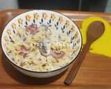 Foto langkah ke 8 dari resep Fusilli Carbonara Mushroom.