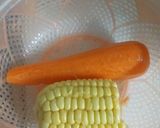 Hình bước làm 2 của món Canh đậu hủ non nấu rau củ